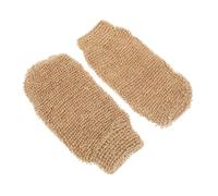 ABOOFAN 2PCS Jute Bath Gloves Exfoliating Scrubbing Towels for Body Cleaning Skin-friendly Rubbing Mitts Suitable for Men and Women Lightweight and Portable Shower Accessories