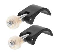 ABOOFAN 2pcs Lightweight Trekking Pole Lock External Fastener Clip with Nylon Buckle for Hiking Walking Stick Accessories, Collapsible Walking Pole Lock Preventing Loosening, Outdoor