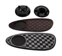 ABOOFAN 2pcs Multi-functional Car Phone Mat with Viewing Angle Anti-slip Dashboard Pad Featuring Temporary Parking Number Display Mobile Holder for Navigation and Handsfree Calls