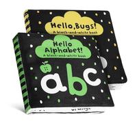 ABOOFAN 2pcs My First Soft Book Fabric Cloth Early Education Activity Crinkle Cloth Book For Infants And suitable For Shower