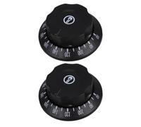 ABOOFAN 2pcs Oven Stove Knob Replacement for Gas Burner Grill Control Dial Knob Compatible with Electric Ovens Water Heaters Deep Fryers