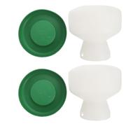 ABOOFAN 2pcs Parrot Automatic Plastic Water Feeder Bird Feeding Accessory Gentle Easy to Store High-performance Plastic Suitable for Bird Raising Activities Cages for Friends Who Have Pet