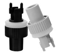 ABOOFAN 2pcs Quick Inflate Valve Adapter for Kayak Air Pump, Convenient Six-hole Air Valve Connector for Inflatable Boats, Dinghies, and Kayak Accessories