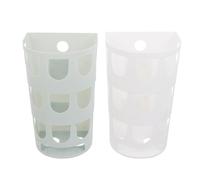 ABOOFAN 2pcs Rabbit Guinea Pig Grass Feeder Bite-resistant Plastic Rack Manger Prevents Pets from Biting Edges Large Capacity Feeding Rack for Chinchilla and Guinea Pig
