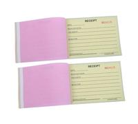 ABOOFAN 2pcs Receipt Book for Small Business X Work Order Invoice Pad with Triplicate Carbon Copies Rent Payment Record Purchase Order Booklet for Efficient Transaction Management