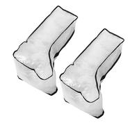 ABOOFAN 2pcs Reusable Clear Boot Storage Bags with Zipper Dustproof Shoe Organizers for Women High Boots Portable Multi-Purpose Travel Pouches with Air-Permeable Material
