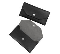 ABOOFAN 2pcs Reusable PU Leather Cash Envelope Wallet for Women, Budget Organizer Pouch, Compact Money Storage Bag for Budgeting and Secure Cash Management