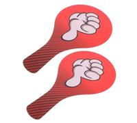 ABOOFAN 2pcs Reusable Voting Paddles Positive Gesture Design Pvc Hand Pointer for Classroom Training Sessions and Exams, Versatile Teaching Supplies to Boost Efficiency for Educators