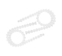 ABOOFAN 2pcs Silent Flexible Doll Armature with Plastic Ball Socket Joints Lightweight Multijoint Skeleton Frame for DIY Plush Models Bear Snake Stuffed Animals