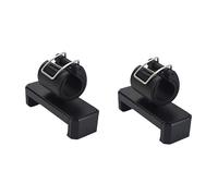 ABOOFAN 2pcs Simple Cellphone Holder Lock Catch Phone Clip Selfie Stick Phone Clamp Smartphone Fixator for Outdoor Use Reliable Mount for Tripod Mobile Support for Self Stick
