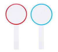 ABOOFAN 2pcs Small Dry Erase Scoreboard Paddles for Scoring with Foam Material, Portable and Erasable Whiteboards for Handheld Games and Classroom Voting