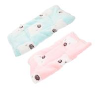 ABOOFAN 2pcs Small Pet Winter Pad for Squirrel and Hedgehog, Comfortable and Warm Cotton Hamster Nest Mat with Stable Performance, Suitable for Indoors and Outdoors