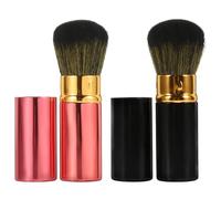 ABOOFAN 2pcs Small Powder Blush Brush for Makeup Facial Cosmetic Tools Portable Cover for Applying Powder Makeup The Face