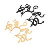 ABOOFAN 2pcs Snake Headband Horrible Medusa Hair Accessories for Women Realistic Snake Costume Hair Bands for Halloween Parties Cosplay Events