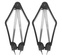 ABOOFAN 2pcs Spring Assisted Ic Puller Tool for Plcc Chip Extraction, Anti-Static Design with Metal and Abs Construction, Easy to Use and Safe for Ic Conductors, for Experiments