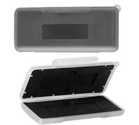 ABOOFAN 2pcs SSD Hard Disk Protection Case Box Portable Hard Drive Case with Soft Foam Lining Locks Securely Shut Prevents Dirt and Loss for Drive Storage Black