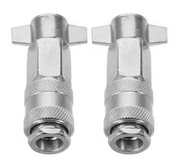 ABOOFAN 2pcs Stainless Steel High Pressure Air Hose Quick Release Coupler Connectors with Tight Seal for Truck Air Coupler and Compressor Hose, for Cleaning and Repair