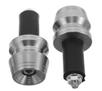 ABOOFAN 2Pcs Stainless Steel Motorbike Bar End Protector Universal Handlebar End Plugs Anti-Collision Crash Bumper Caps for Motorcycle Handlebar Safety