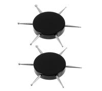 ABOOFAN 2PCS Stainless Steel Nail Dotting Tools for Women Multifunctional Nail Art Pens with Circular Tips for Manicure Practical Use at Home and Salons