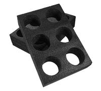 ABOOFAN 2pcs Takeout Cup Trays Packing Beverage Carrier for Coffee Tea Drinks Portable Lightweight Beverage Packing Rack for Picnics and Display Use