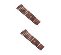 ABOOFAN 2pcs Ukulele Fretboard Frets and Dots Inlay for Soprano Concert Ukulele Replacement Elegant Design for Musicians
