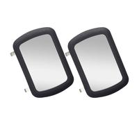 ABOOFAN 2pcs Vehicle Sun Visor Mirror for Car with Glass and Pp Material, Clip-on Automotive Vanity Mirror for Personal Grooming and Hair Checks, for Driving and Commutes