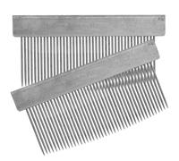 ABOOFAN 2pcs Violin Bow Hair Comb Iron Tool for Grooming and Removing Impurities from Violin Bow Hair Silver Colour Sturdy and Easy to Use for String Instrument Care