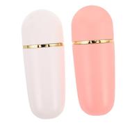 ABOOFAN 2pcs Volcanic Stone Oil Control Face Roller Portable Matte Skin Oil Absorbing Stick for Deep Cleansing and Touchups