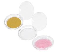 ABOOFAN 3 Pcs Eyelash Storage Boxes Set with Crystal Design, Portable Small Lash Cases for False Eyelashes, Makeup Organizer Travel Storage Supplies