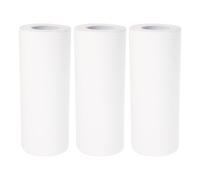 ABOOFAN 3 Rolls Dual Use Disposable Dish Cloths 20X20Cm White Kitchen Paper Towels for Wet and Dry Cleaning Household Kitchen Supplies