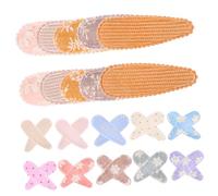 ABOOFAN 30 pcs Small Cute Hair Clips for Decorative Fabric Embroidered Hair Accessories Delicate Non-damaging Clips for Parties Daily Styling and Celebrations