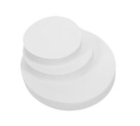 ABOOFAN 300pcs Qualitative Testing Filter Paper Medium Speed Round Laboratory Filter Papers for Chemical Analysis Oil Flow Funnel Filtration Science Experiments