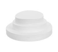 ABOOFAN 300pcs Round Qualitative Medium Speed Filter Paper Tear-resistant Laboratory Filtration for Chemical Analysis Oil Testing Funnel Use