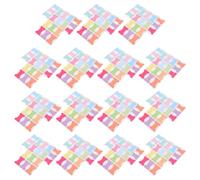 ABOOFAN 30pcs Colored Index Tabs Self-Adhesive Writable Page Markers Thickened Sticky Labels for Books Notebooks and Binders, Removable Organiser Tabs for Home and Office Use