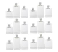 ABOOFAN 30pcs Refillable Squeeze Pouches Travel Makeup Container Kit, Frosted Flip Cap Fluid Packing Bags with 30ml 50ml 100ml, Portable Toiletry Bottles for Shampoo Shower Gel Travel Use