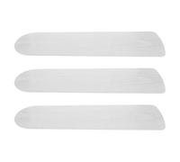 ABOOFAN 3pcs 52-inch White Plastic Ceiling Fan Blades Replacement with Wood Grain Texture Waterproof Fan Blades for Indoor and Outdoor Use Universal Ceiling Accessories