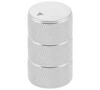 ABOOFAN 3pcs Aluminum Speaker Knobs Guitar Volume Control Knobs Bass Tone Control Potentiometer Replacement for Electric Bass Amplifier and Radio Volume