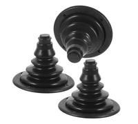 ABOOFAN 3pcs Cable Boot Rubber Wire Protector for Boat Yacht Motor Steering Shift Cable Cover Plate with High Elasticity and Weather Resistance for Rv and Ship Rigging