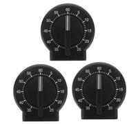 ABOOFAN 3pcs Countdown Timer Plug Digital Visual Timer for Boys and Girls 1-60 Min Adjustment