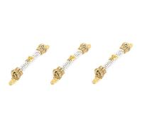 ABOOFAN 3pcs Delicate Metal Mezuzah for Home Entryway Unique Jewish Religious Decoration Retro Design Dual for Easy Installation for Door Side Display Meaningful Judaica