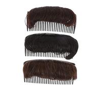 ABOOFAN 3pcs Hair Volume Increase Bump It up Comb for Easy Wear, High Temperature Wire Material, Modify Head and Face Shape, Suitable for Date and Shopping, Brown Hair Styling Supplies