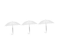 ABOOFAN 3pcs Lace Umbrella Parasol for Wedding Vintage Style Lace Umbrella for Girls Scene Props for Photography and Tea Party Occasions