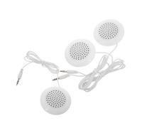 ABOOFAN 3pcs Portable Mini Stereo Speakers Wired DIY Pillow Speaker for Bed Office Home Travel with Sound and Enhanced Durability White