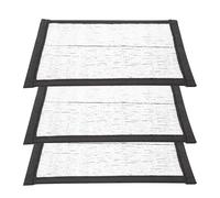 ABOOFAN 3pcs Warming Pad Reflective Heat Mat with Aluminum Film and Pearl Cotton for Reptiles and Pets, Warmth Retention Self-warming Mat Suitable for Fall Use at The Bottom of A Pet Nest