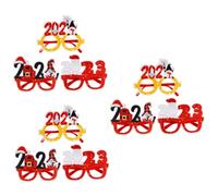 ABOOFAN 3sets Year Party Glasses Fun Funny Sunglasses for Photo Booth Props for Celebration Eye Catching Adult Party Accessories Unique Decorations for Events 3pcs*3