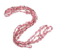 ABOOFAN 4.5m Red Rose Lace Trim Ribbon for Sewing and Crafting, Polyester Silk Material with Beautiful Embroidered Flowers, for Arts and Crafts and Pillow Case Edging Decoration
