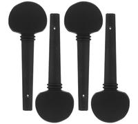 ABOOFAN 4 Pcs Imitation Ebony Cello Tuning Pegs Robust Fine Tune Pegs for Enhanced Sound Quality Pure Tone Musical Instrument Accessories Suitable for Musicians Students and Hobbyists