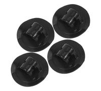 ABOOFAN 4 Pcs Kayak Motor Mount Clip Boat Engine Stand Fixed Buckle Bracket for Outboard Motor Accessories Black, Sturdy Mounting Support for Inflatable and Canoe Boats