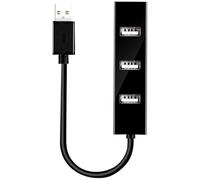 ABOOFAN 4 Port USB 2.0 Hub Adapter for Laptops and Computers Lightweight Pvc Multi Port USB Splitter with High Speed Data Transfer for Office and Home Use