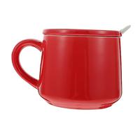 ABOOFAN 400ML Ceramic Mug 3D Cartoon Monkey Coffee Cup with Lid Christmas Animal Inside Porcelain Tea Cup Hot Drinks